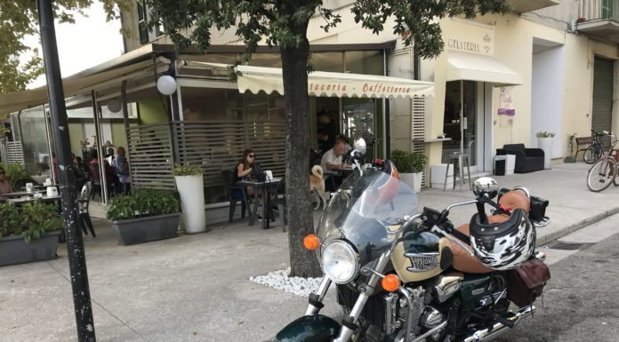 Partenza Pedaso: Per i Rides ci ritroviamo qui… caferacer bonnisti &Friends vintage freerider - ritrovo pedaso pasticceria Vanilla