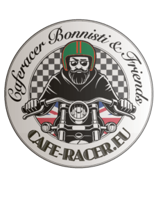 Caferacer & Friends - Cafe racers & Friends - Green Motorcycle Riding with a distinct Vintage KICK